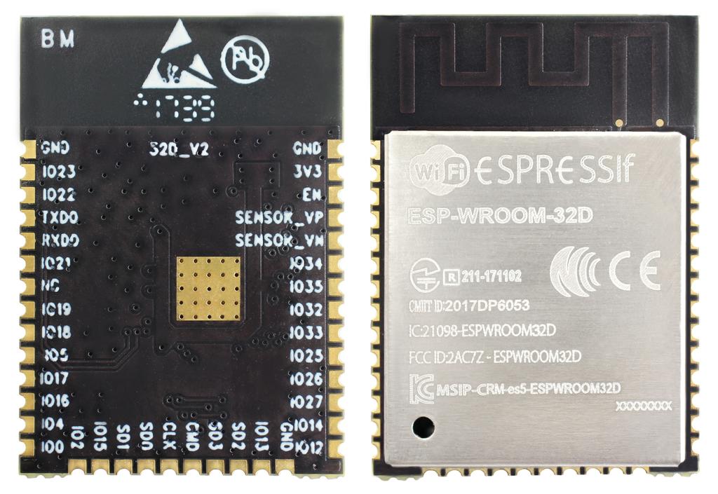 ESP32-WROOM-32UE-N16 Espressif Systems, RF och trådlöst